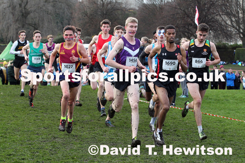 Mens long race  2020 BUCS Cross Country Champs., Edinburgh.  Photo: David T. Hewitson/Sports for All Pics